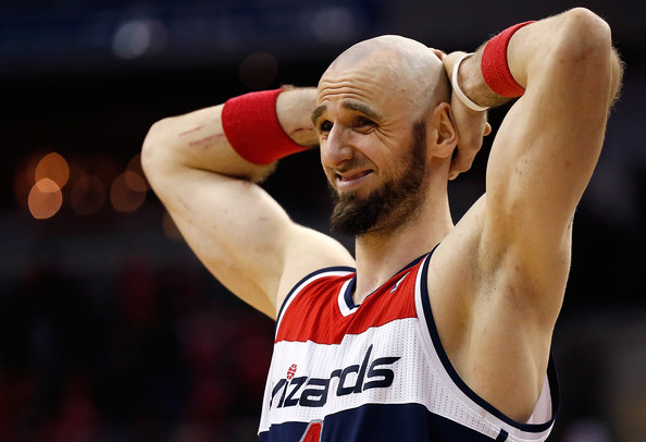 Marcin Gortat honored to hear he led the Wizards in PPA last season.